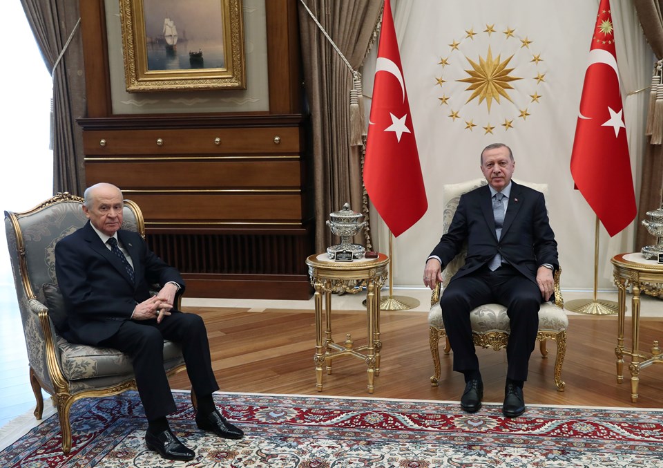 Cumhurbaşkanı Erdoğan, Bahçeli ile görüştü - 1