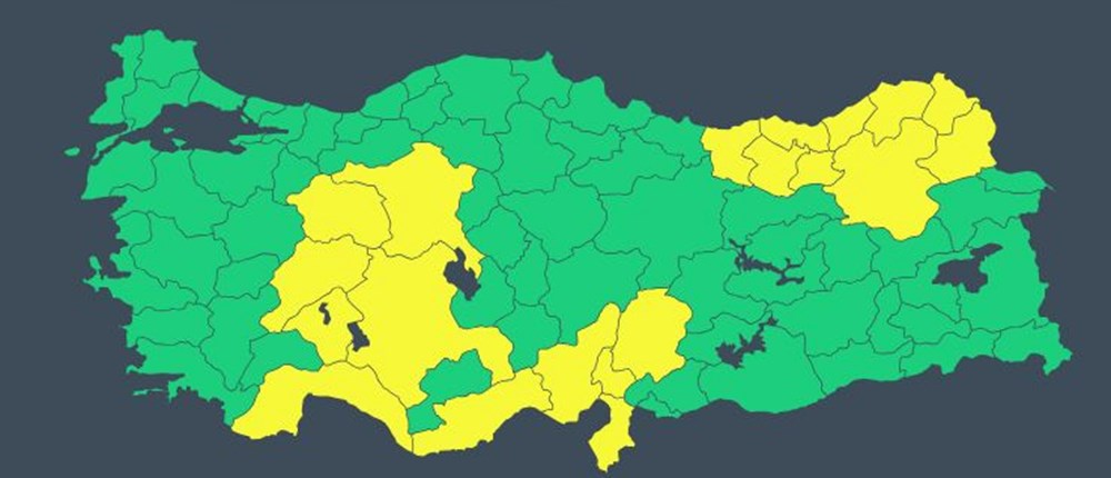 Meteoroloji'den 20 il için sarı kodlu uyarı: Kuvvetli sağanak geliyor - 3