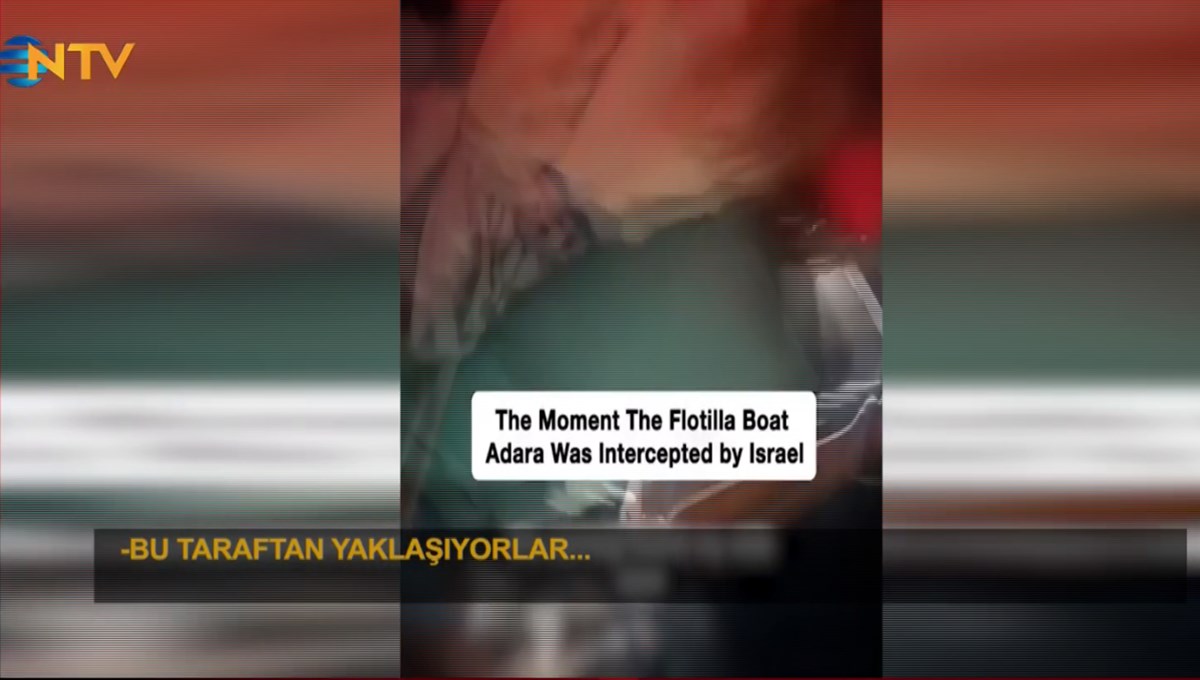 Sumud Filosu'na İsrail baskını: Adara teknesi müdahale kamerada
