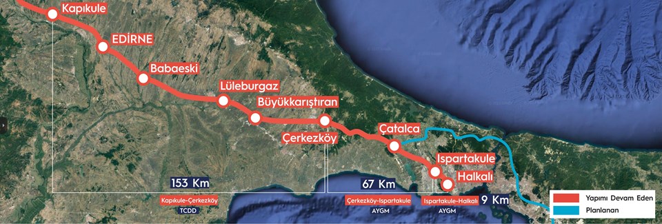 Bakan Uraloğlu "Halkalı-Kapıkule Hızlı Tren Projesi" için tarih verdi - 2