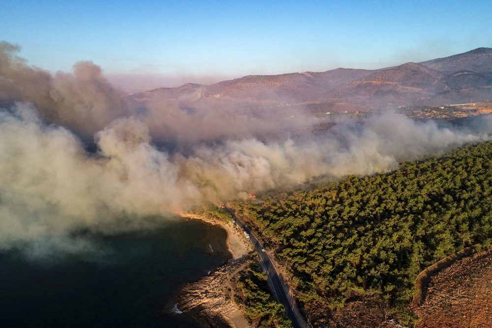 Mersin Gülnar'da orman yangını - 11