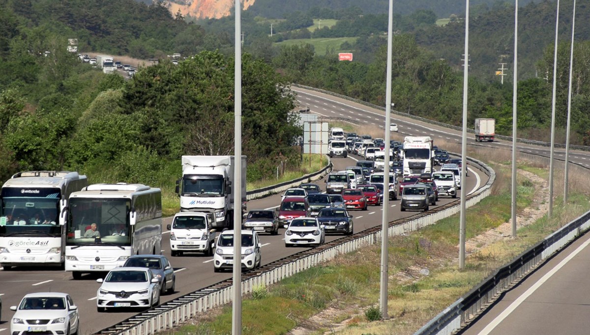 Anadolu Otoyolu'nun trafik durumu