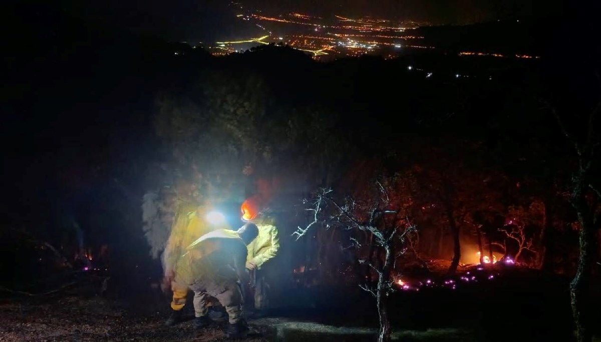Aydın-Denizli arasındaki yangın kontrol altında Aydın-Denizli arasındaki yangın kontrol altında