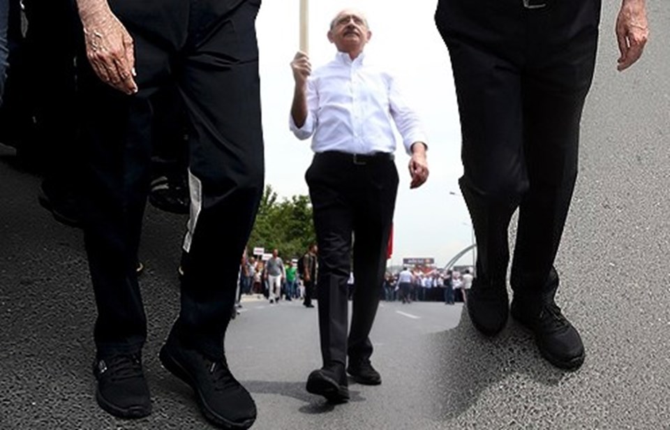 Kılıçdaroğlu günde 18 km yürüyecek (Siyah spor ayakkabı ile) - 2