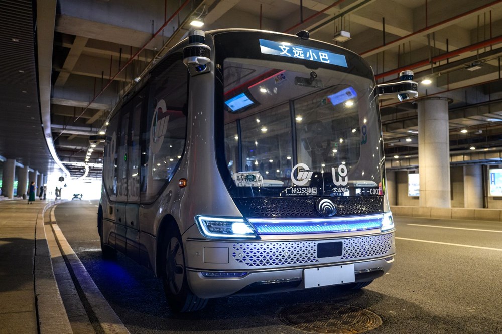 Çin'de sürücüsüz otobüsler test sürüşüne başladı - 5