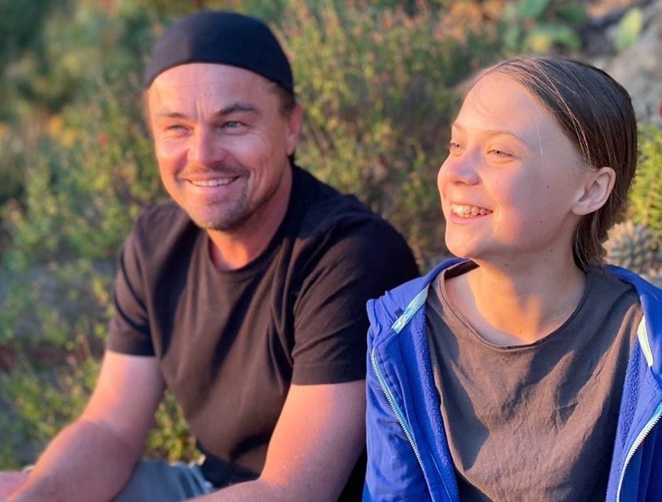Leonardo DiCaprio ile Greta Thunberg buluştu - 1