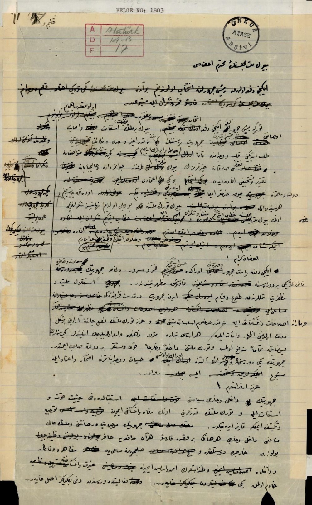 Atatürk'ün özel koleksiyondaki el yazısı notları ortaya çıktı - 4