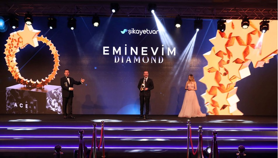 Eminevim'in müşteri deneyimi yönetimine iki "A.C.E. Diamond Birincilik Ödülü"