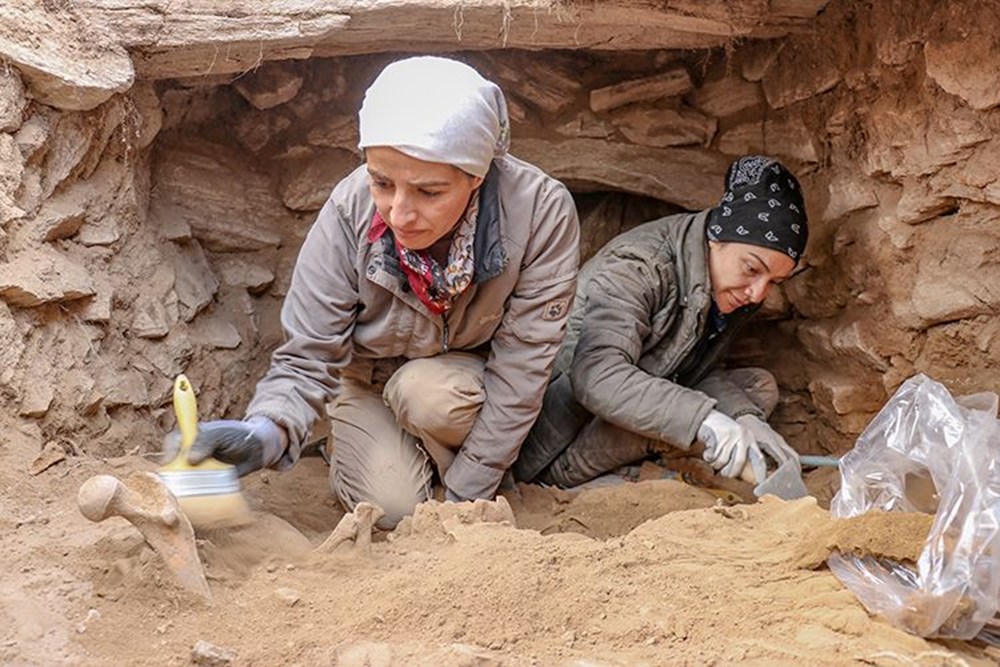 Van'da nekropol alandaki iskeletlerde beyin ameliyatı izine rastlandı - 4