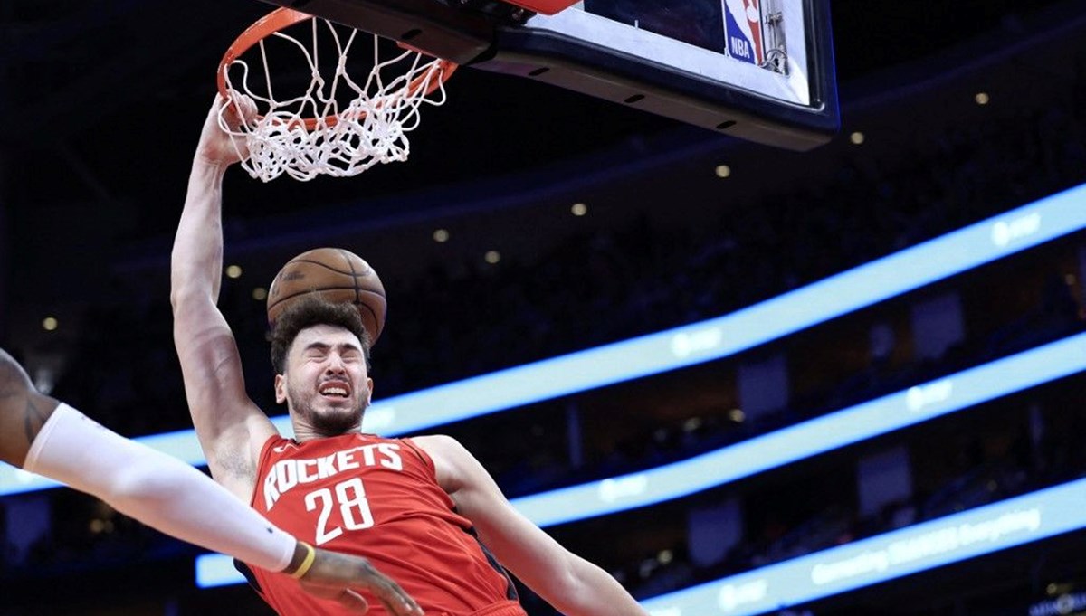 NBA'de Alperen Şengün'den double-double: 31 sayı, 12 ribaunt, 7 asist, 2 top çalma, 1 blok NBA'de Alperen Şengün'den double-double: 31 sayı, 12 ribaunt, 7 asist, 2 top çalma, 1 blok