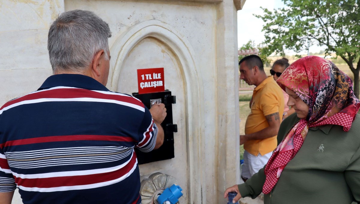 Keşan’da su sıkıntısı | İlçedeki çeşmeler ücretli oldu