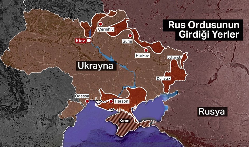 Rusya-Ukrayna Savaşı'nda 7. gün: Kiev'de art arda patlamalar - 1