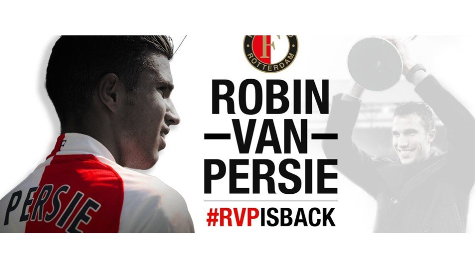 Robin van Persie resmen Feyenoord'da
