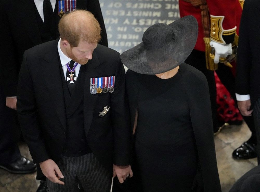 Kraliçe Elizabeth'in cenazesinde Meghan Markle'ın gözyaşları - 5
