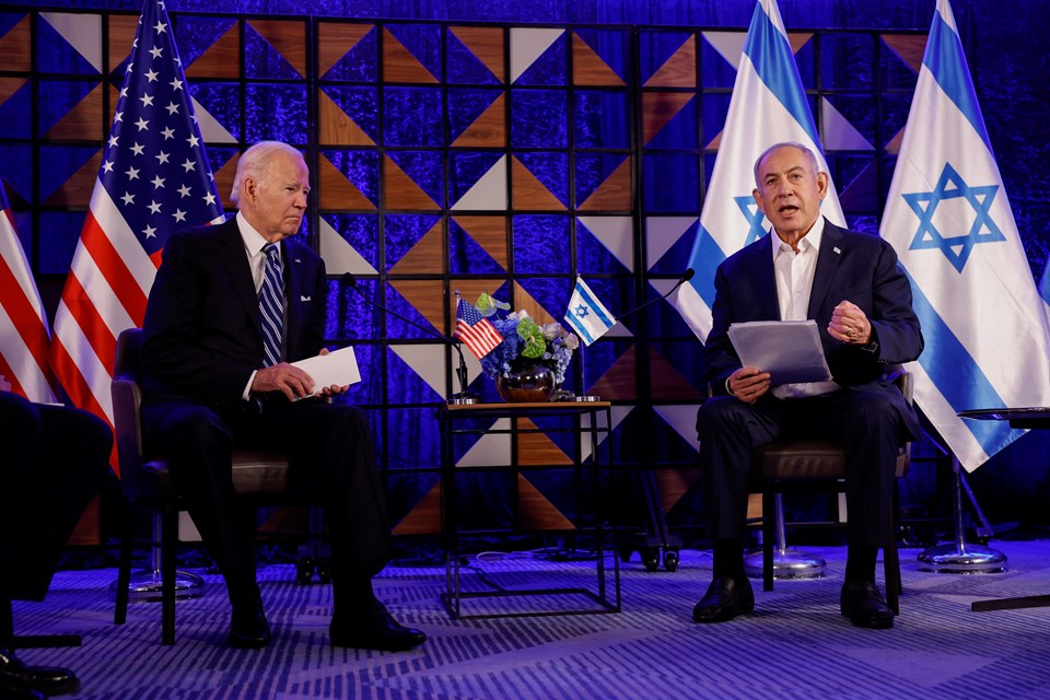 ABD Başkanı Biden İsrail'de: Saldırıyı diğer taraf yapmış gibi görünüyor - 1
