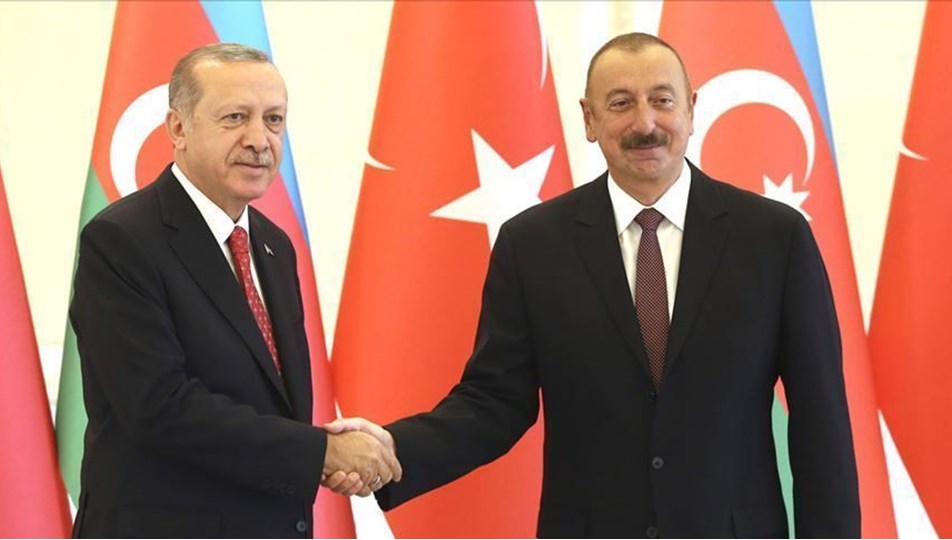 Cumhurbaşkanı Erdoğan, Azerbaycan Cumhurbaşkanı Aliyev ile görüştü