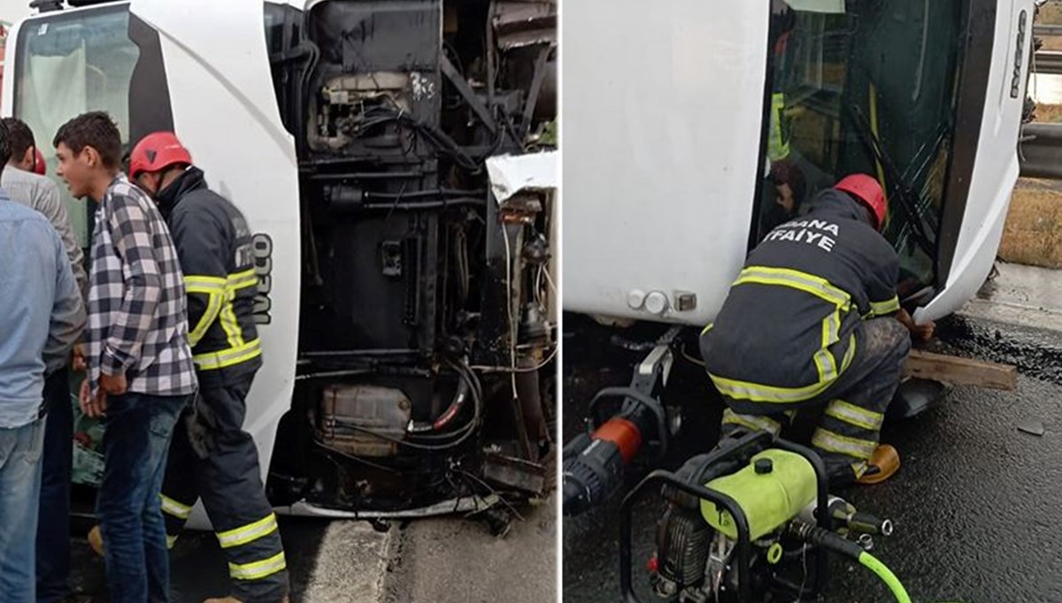 Adana'da trafik kazası: 7 yaralı