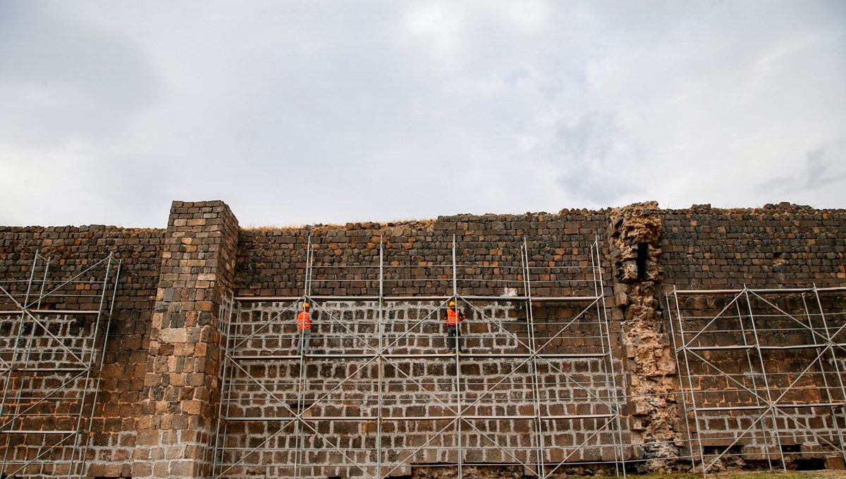 Dünya mirası Diyarbakır Surları restore ediliyor Dünya mirası Diyarbakır Surları restore ediliyor