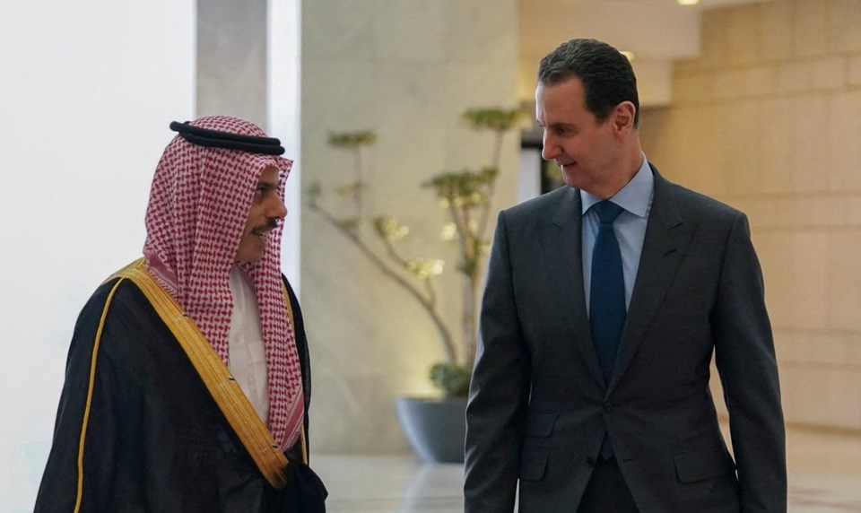 12 yıl sonra ilk ziyaret: Suudi Arabistan Dışişleri Bakanı Şam'da Esad'la görüştü - 2
