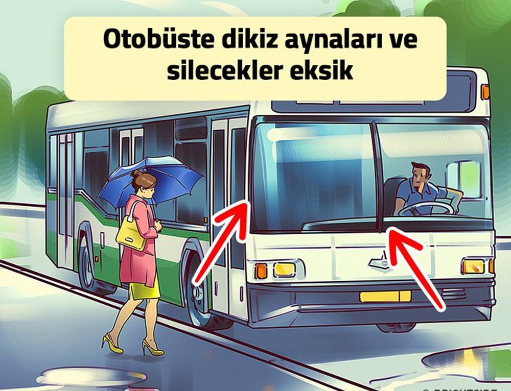 Resimlerdeki yanlışlıkları 1 dakikada anlayabilecek misin? (DİKKAT TESTİ) - 14