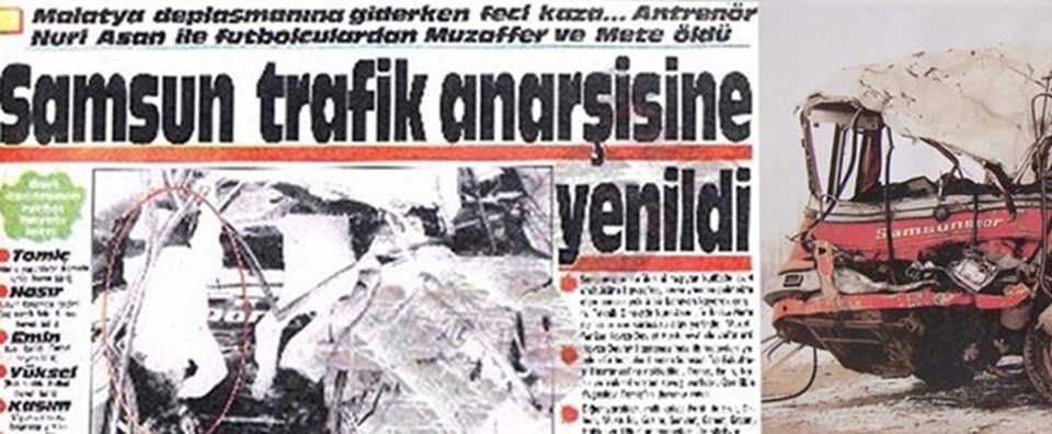 Renklerine siyahın eklendiği acı gün: 20 Ocak 1989 Samsunspor otobüs kazası - 1