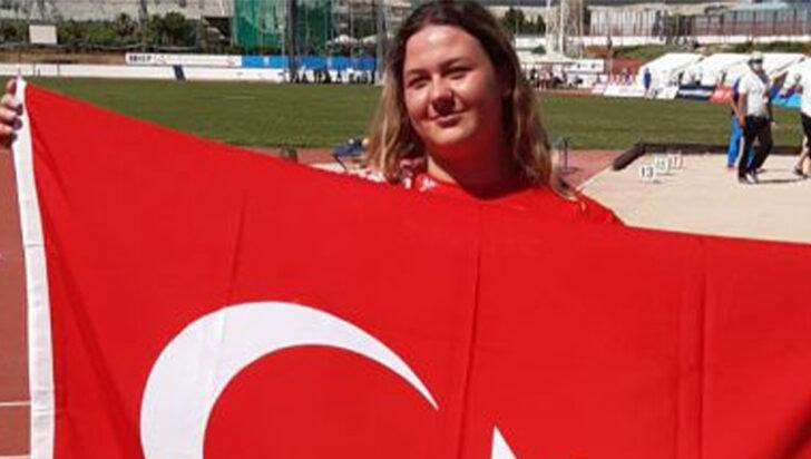 Milli sporcu Akyol, gülle atmada altın madalya kazandı