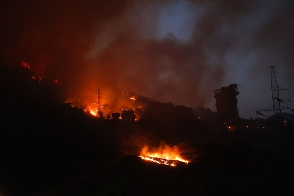 Milas'ta yangın bölgesindeki vatandaşlar tahliye ediliyor - 7