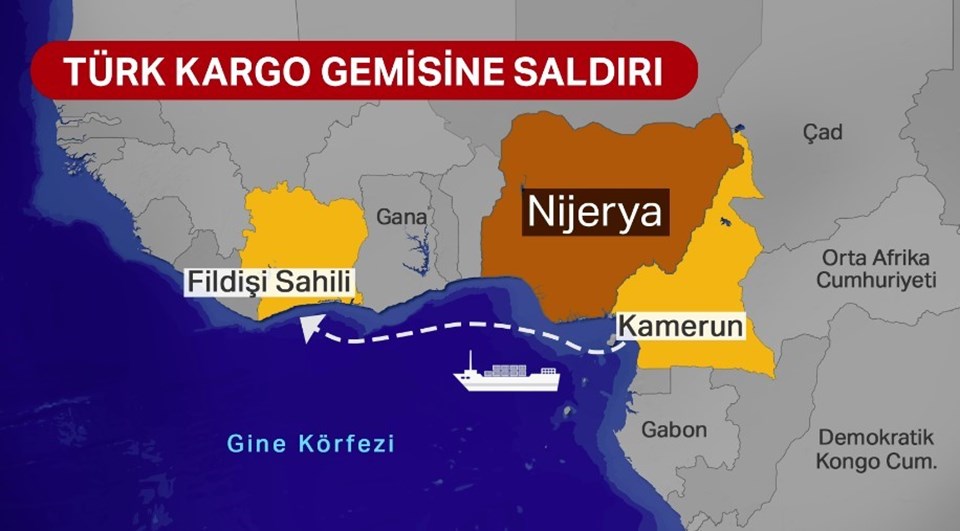 Nijerya'da 10 Türk gemici kaçırıldı (Kurtarma çalışmaları sürüyor) - 1