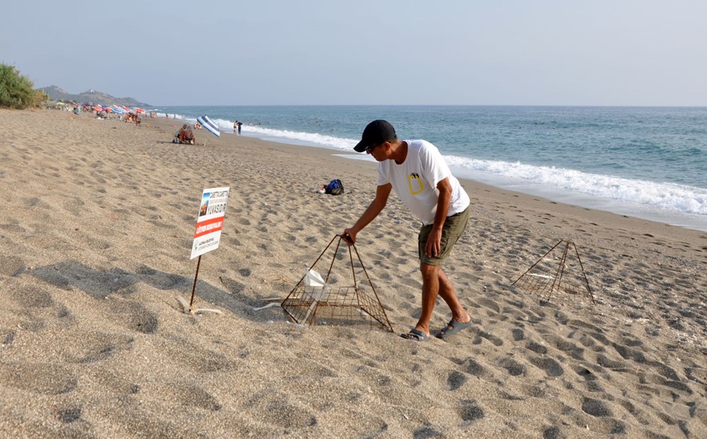 Caretta caretta yuvasının üzerinde mangal yaktılar - 5