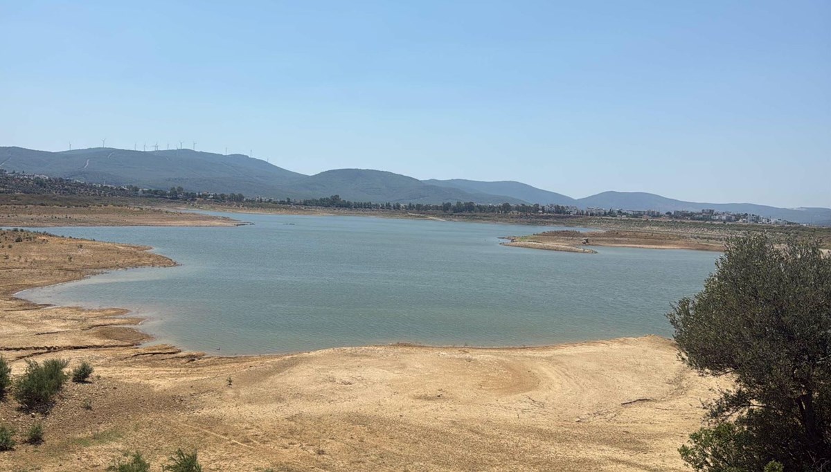 Bodrum'da barajlardaki su azaldı