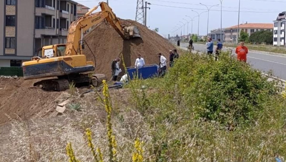 İnşaat kazısında ceset bulundu