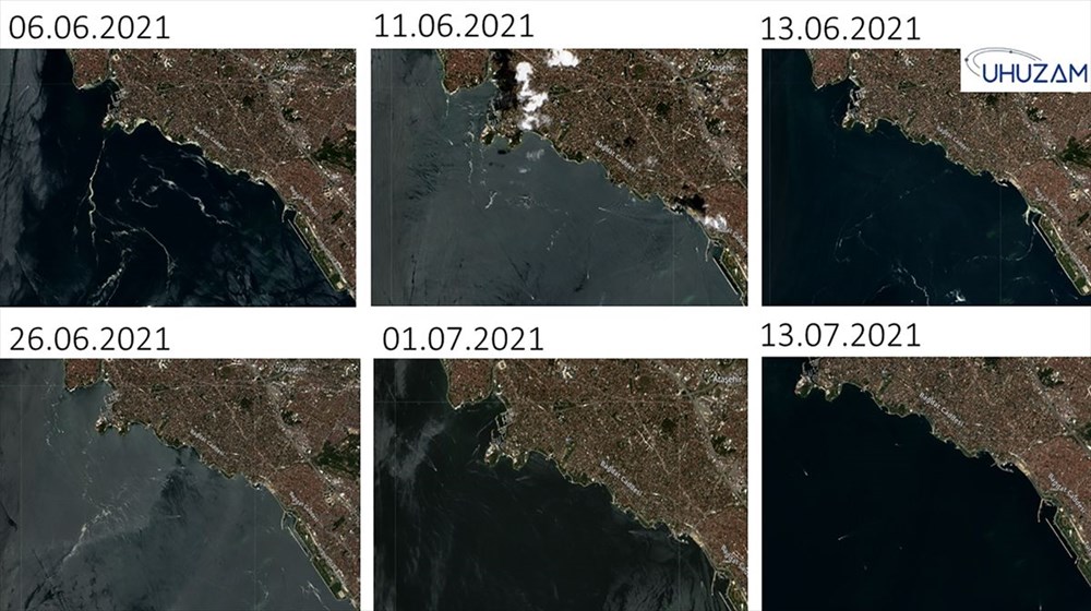 Müsilaj seferberliği sonuç verdi: Marmara Denizi'nde son durum uzaydan görüntülendi - 2