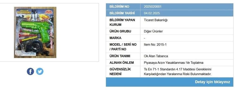 Ebeveynler dikkat. Piyasadan toplatılıyor, ciddi risk var! Bakanlık ürünü fotoğrafıyla paylaştı - 8