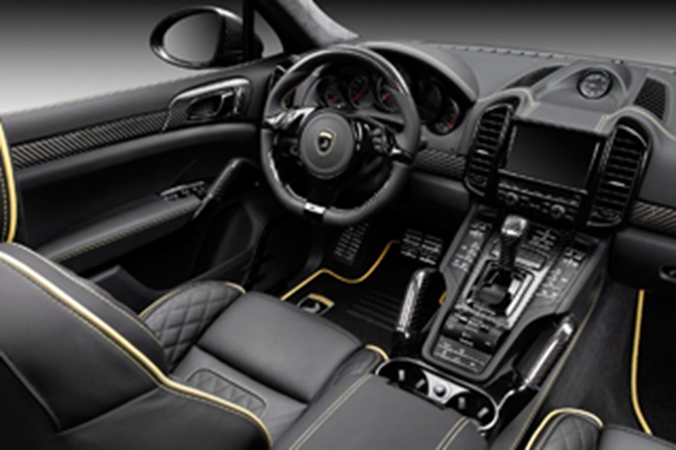 Karbon-Fiber temalı Porsche Cayenne Turbo - 1