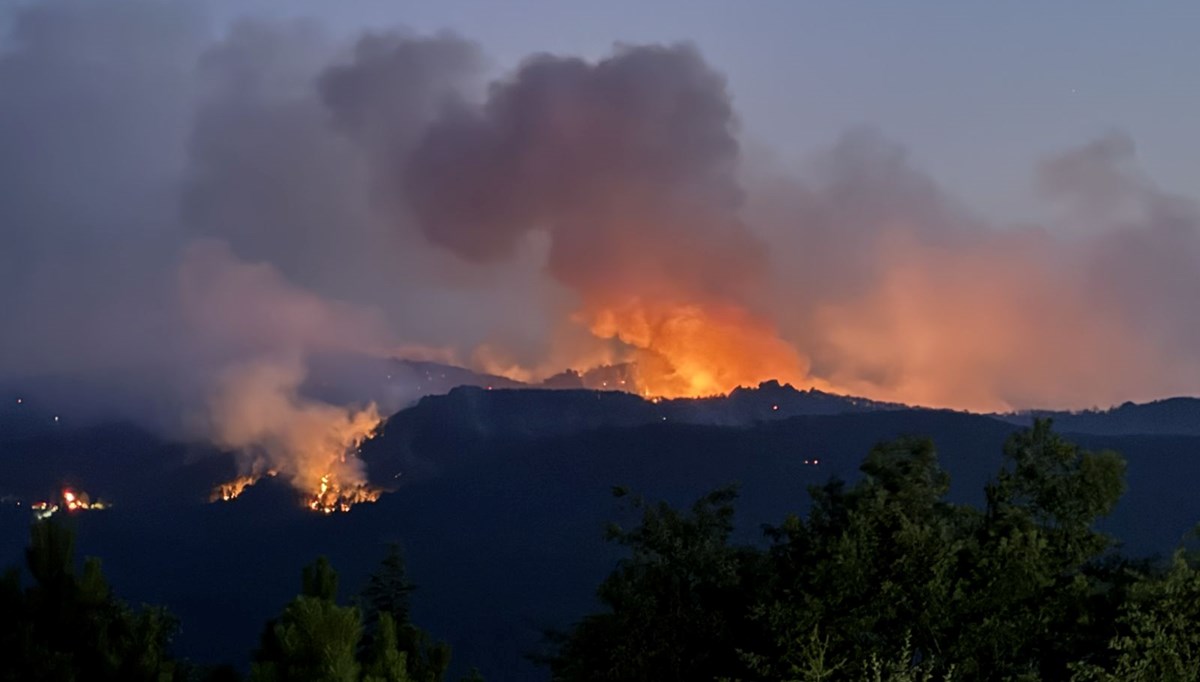 Beştepe'de orman yangını zirvesi
