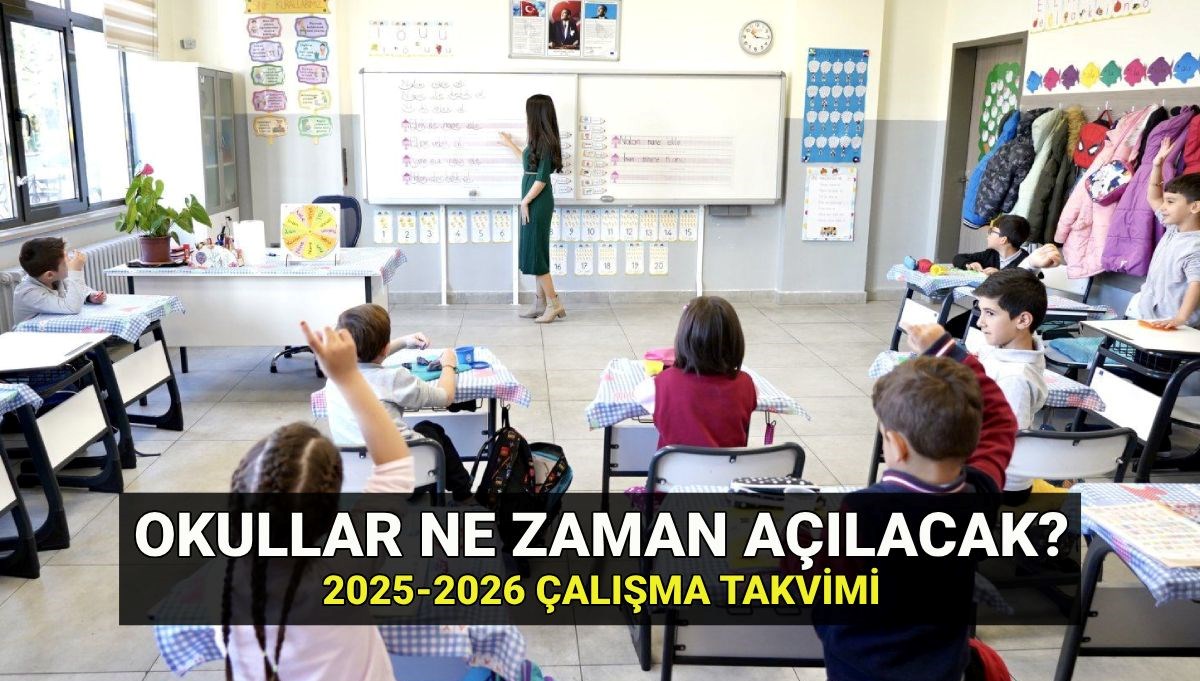 Okullar yaz tatilinden sonra hangi gün açılacak? 2025-26 ilk ara tatil ne zaman? MEB yeni eğitim ve öğretim yılı takvimi