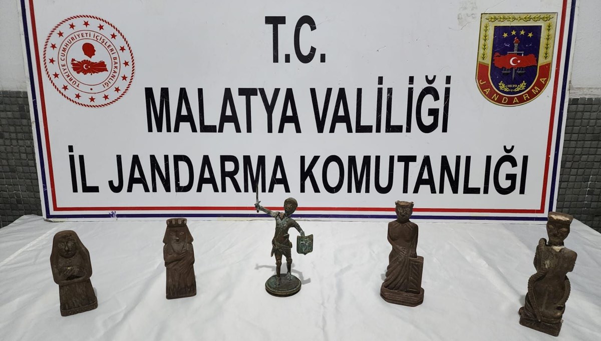 Malatya'da tarihi eser operasyonu Malatya'da tarihi eser operasyonu