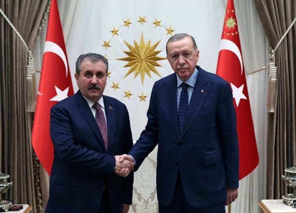 Cumhurbaşkanı Erdoğan, DSP ve BBP Genel Başkanlarını kabul etti - 1