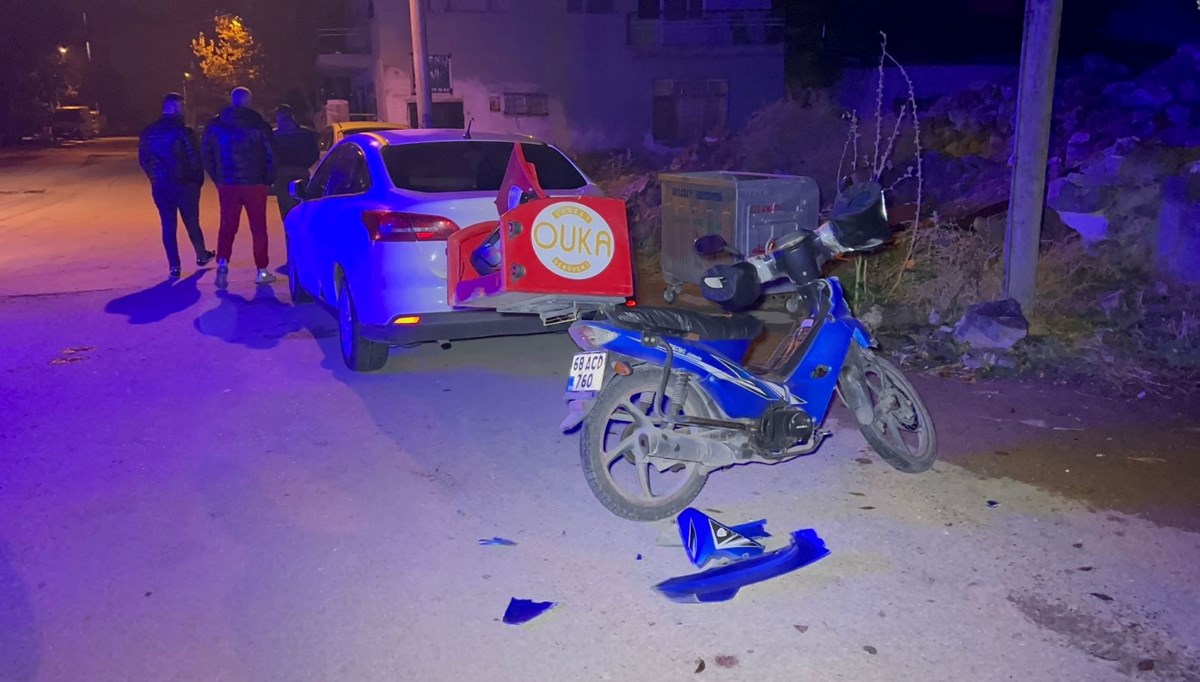 Aksaray'da motosiklet ile otomobil çarpıştı: 1 yaralı