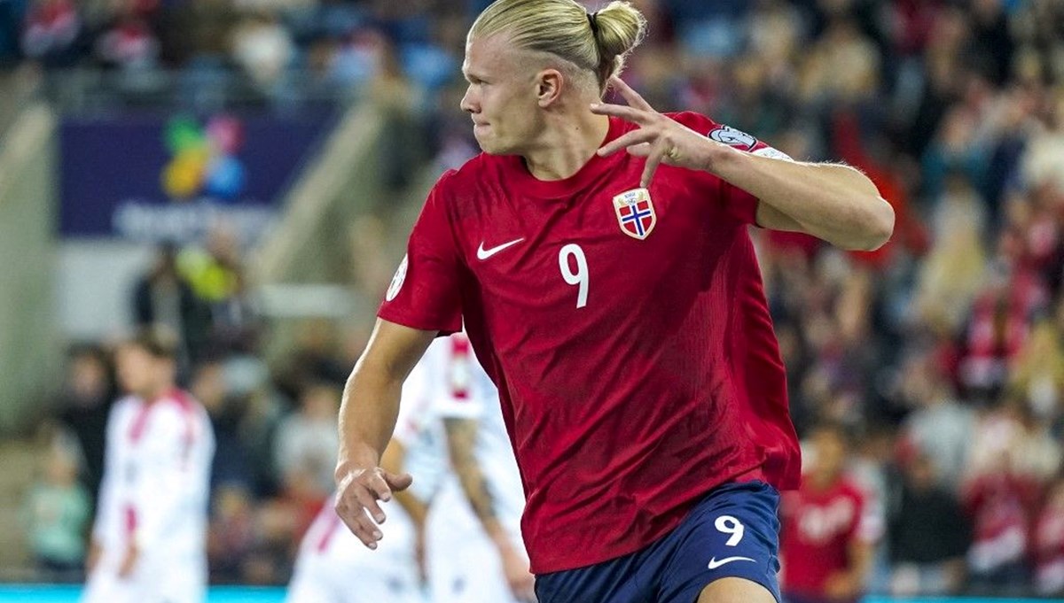 Erling Haaland'dan milli takımda 26 maçta 25 gol Erling Haaland'dan milli takımda 26 maçta 25 gol