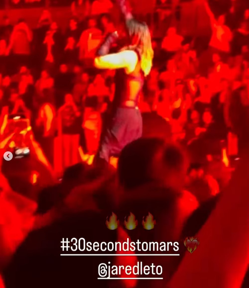 Aleyna Tilki, İstanbul'da konser veren Jared Leto ile yan yana - 3