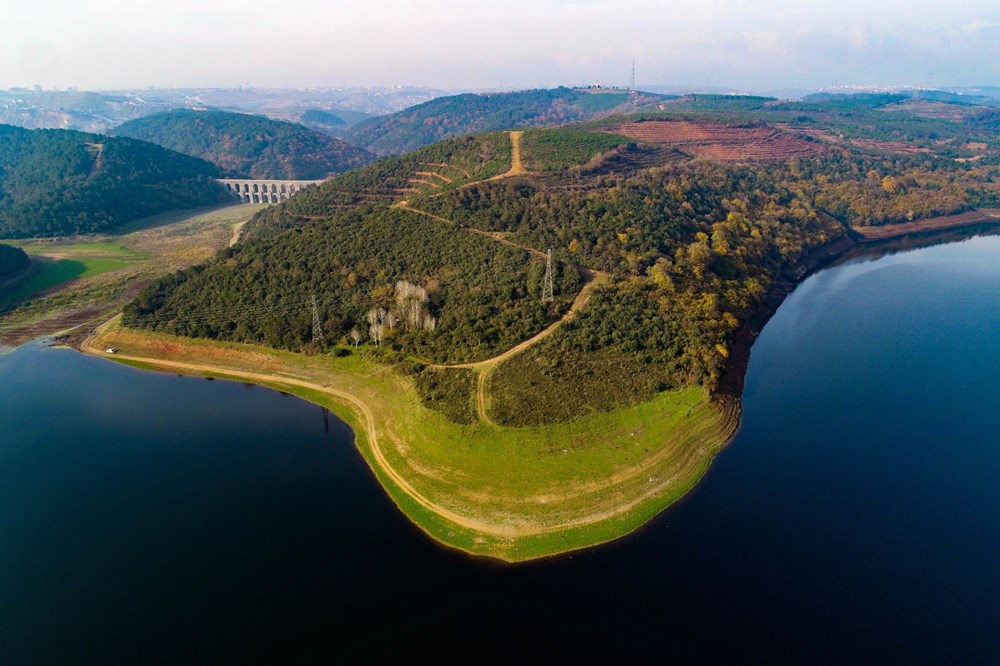 Alibeyköy Barajı korkuttu: Bazı yerlerde hiç su kalmadı - 10