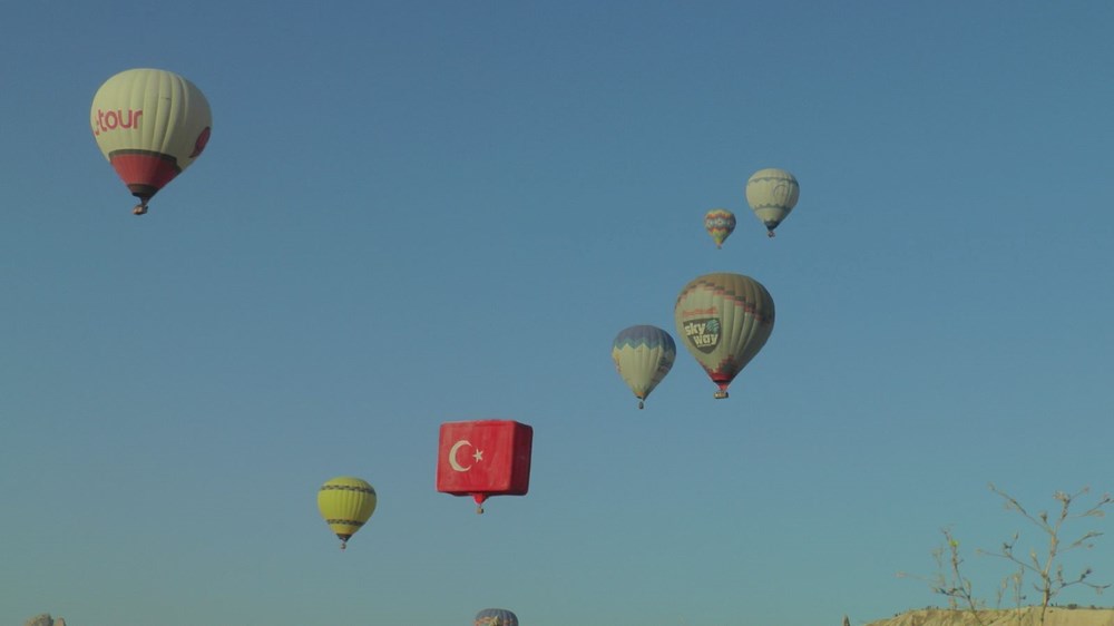 Kapadokya'da balonlar 30 Ağustos için havalandı - 5