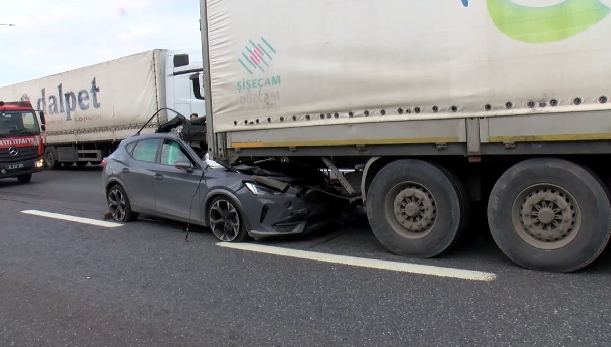 Kuzey Marmara Otoyolu'nda kaza