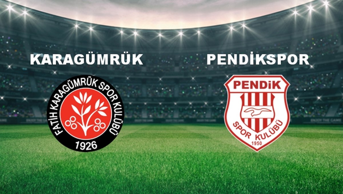 Karagümrük - Pendikspor Maçı Ne Zaman? Karagümrük - Pendikspor Maçı Hangi Kanalda Canlı Yayınlanacak?