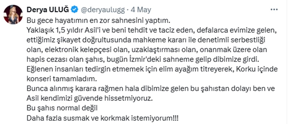 Derya Uluğ'un saplantılı hayranı uzaklaştırma kararını hiçe saydı, ön sıradan konseri izledi - 2