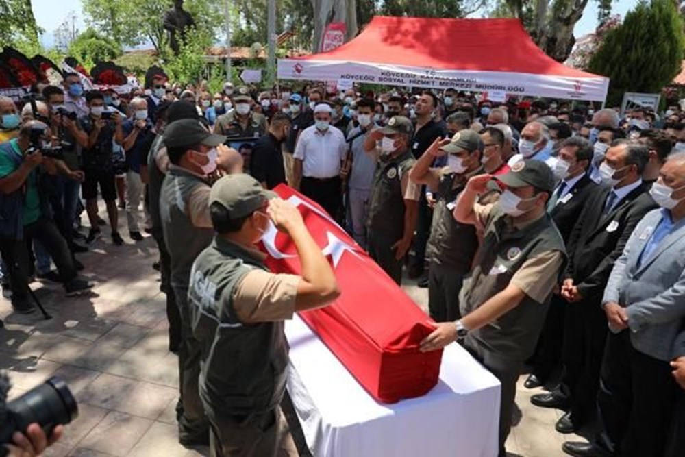 Muğla'da 'orman şehidi' törenle son yolculuğuna uğurlandı - 3
