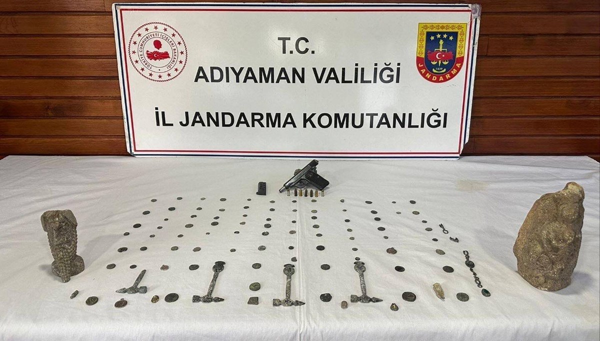 Adıyaman'da tarihi eser kaçakçılığı