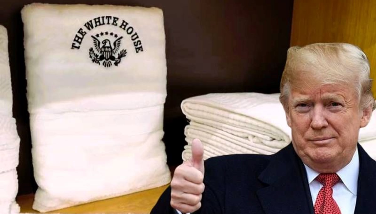 Donald Trump, Beyaz Saray'da Denizli havlusu kullanacak! Donald Trump, Beyaz Saray'da Denizli havlusu kullanacak!