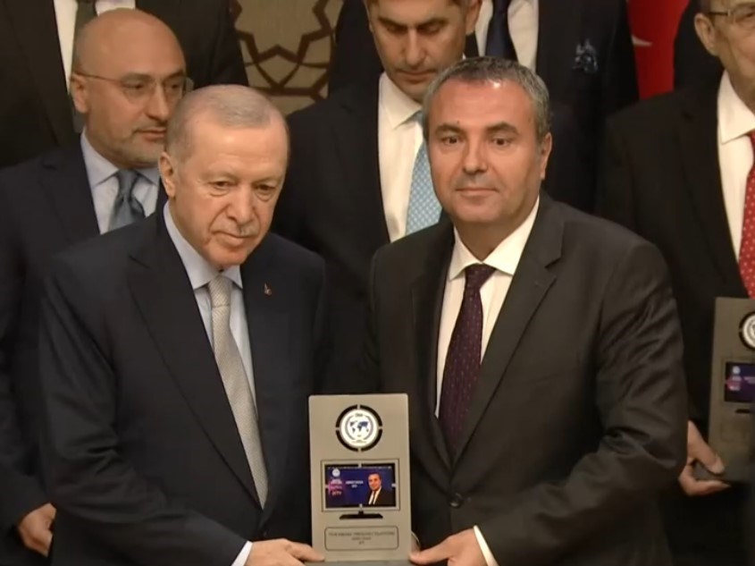 NTV Ankara Temsilcisi Ahmet Ergen ödül aldı